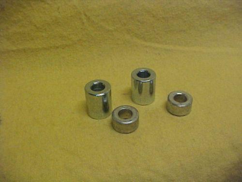 Harley,sportster,gas tank mount spacers,two front, two rear, fits 57-85