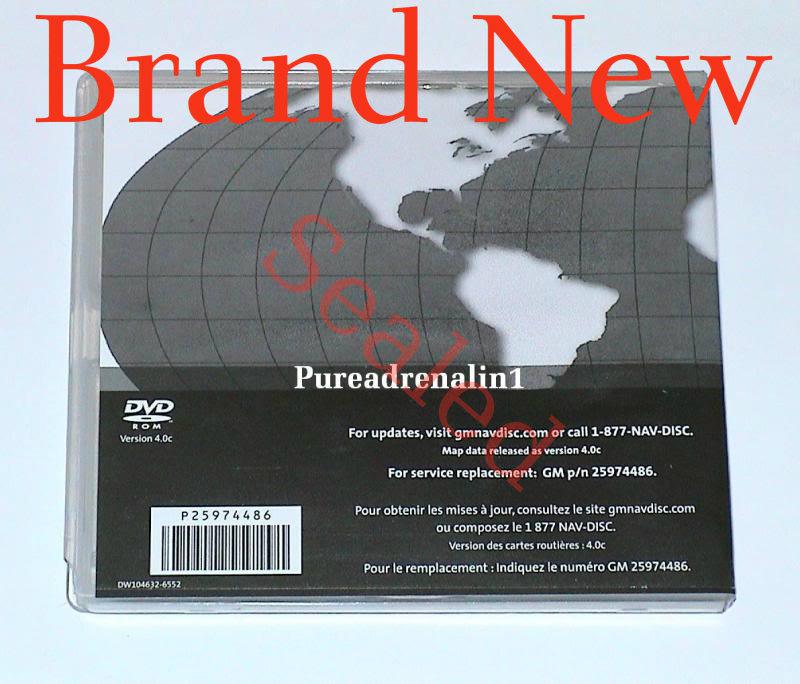 2006 2007 2008 2009 cadillac dts navigation disc cd dvd us canada alaska hawaii