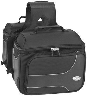 River road textile box saddlebags black m/medium