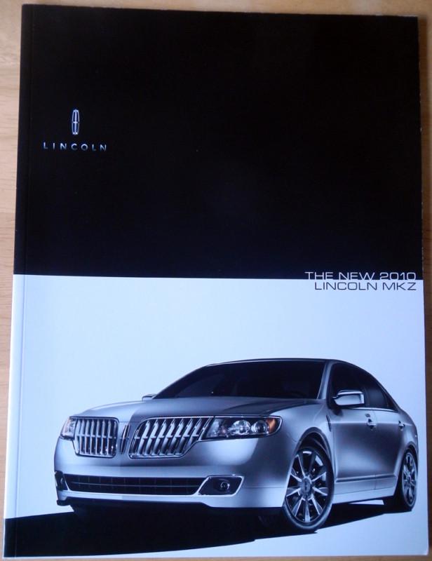 2010 lincoln mkz literature brochure