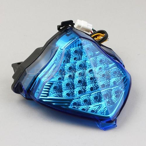 New integrated led tail+turn light for yamaha yzf r1 04 05 06 blue #316