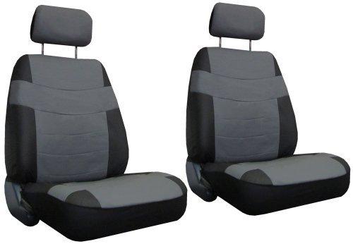 Car Seat Covers Grey Black Set w/ Steering Wheel Cover Bonus pkg Free Ship #5, US $49.99, image 4