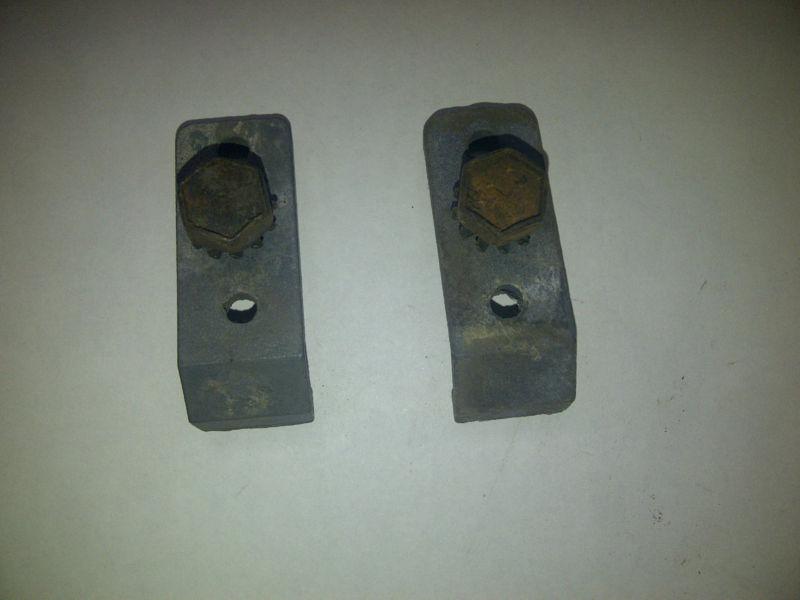 67 68 1967 1968 Mustang Cougar Pair LH RH Window Track Stop Stops Glass Bracket, US $49.99, image 3