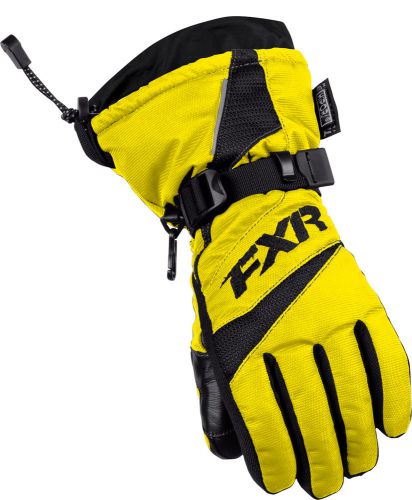 Fxr helix child race gloves yellow lg