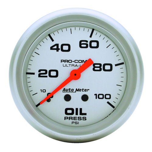 Find Auto Meter 4421 UltraLite; Mechanical Oil Pressure Gauge in