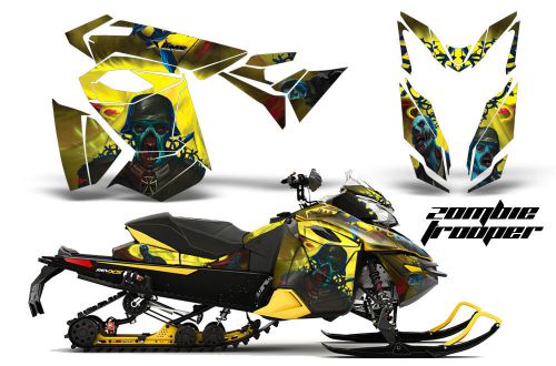 2013 ski doo rev xs renegade mxz graphic kit snowmobile sled wrap decal zombie y