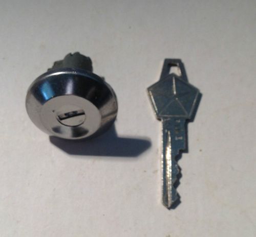 Vintage chrysler rh door lock cylinder with key