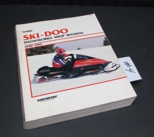 Clymer ski-doo snowmobile 1990-1995 shop manual