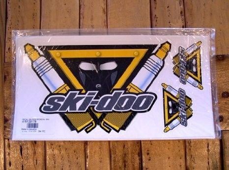 Brand new ski-doo techno bee spark plug decal