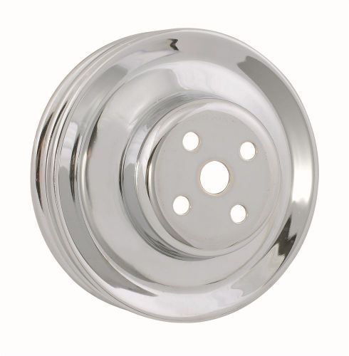 Mr. gasket 8831 chrome plated steel water pump pulley