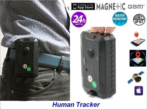Free gift! 2 in 1 human gps tracker belt-clip magnet waterproof free miitown trk