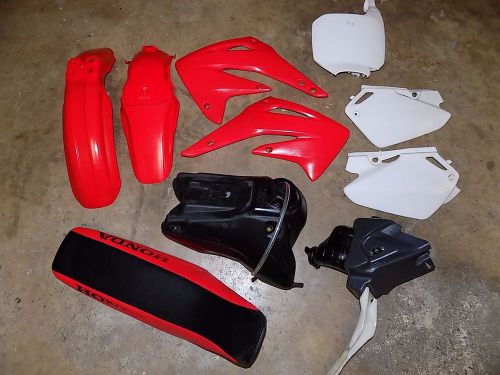 Body kit, gas tank, seat, air box, seat, fenders, cr85r cr85 cr 85 honda '07
