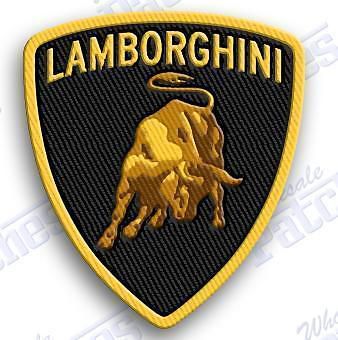 Lamborghini  auto  iron on embroidery patch 2.8 x 2.2 inches auto car sports