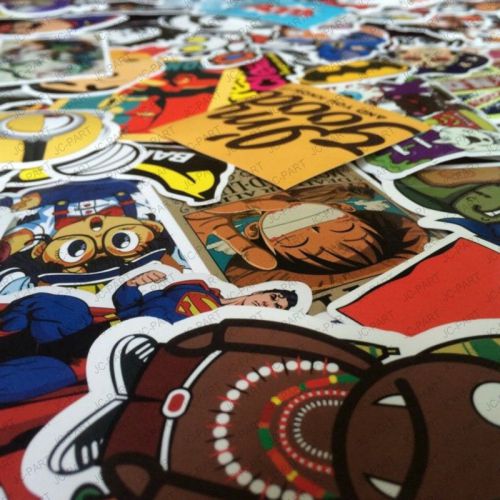 50 mixed random stickers motocross motorcycle car atv racing bike helmet decal