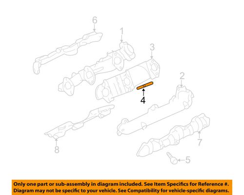 Chevrolet gm oem 00-03 impala 3.4l-v6 manifold-exhaust-manifold stud 11589154