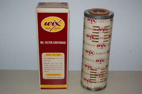 Vintage wix oil filter,# cw-165-mp, nosr for caterpillar 4a-332, 6b-907, more