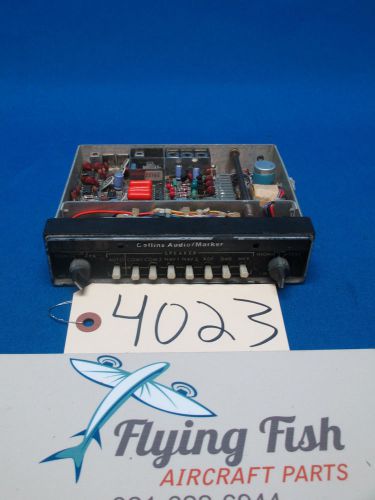 Collins amr-350 audio/marker p/n: 622-2087-006 s/n:4944 14v (4023)