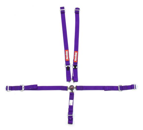 Racequip purple bolt-on/wrap around 5 point cam lock jr harness p/n 739059