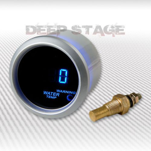 Find 2"/52MM DIGITAL BLUE LED 40120°C DEGREES WATER TEMP GAUGE METER