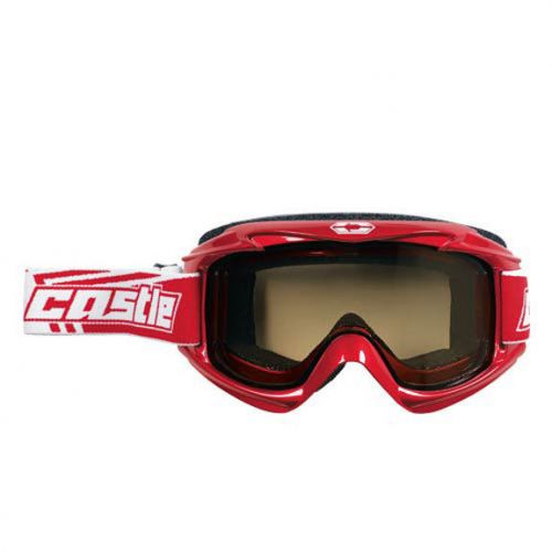 Castle eyewear launch snow goggles red/white