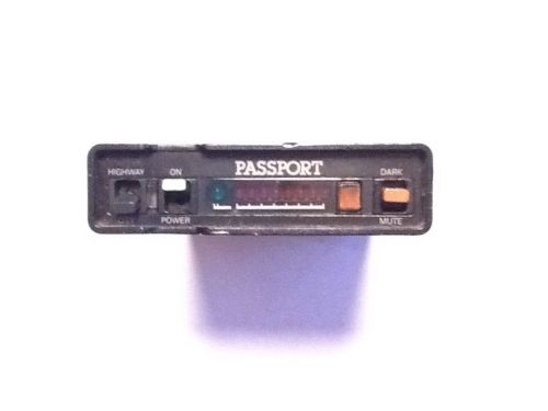 Escort passport radar detecter with beautiful leather case