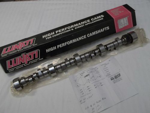 New lunati sbc solid roller cam .645/.626@1.5/270 dur bbc 1.949" jrl nascar/imca
