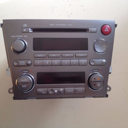 2005 -09 subaru legacy b4 radio cd mp3 head unit factory oem digital ac controls