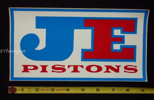 Je pistons 9" decal sticker~original vintage~nhra drag racing atv off road