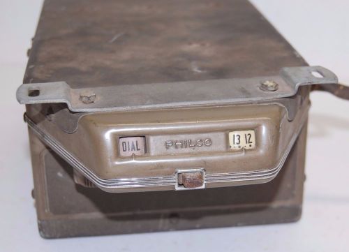 1940 philco under dash car radio model 933 ford chevrolet chrysler universal fit