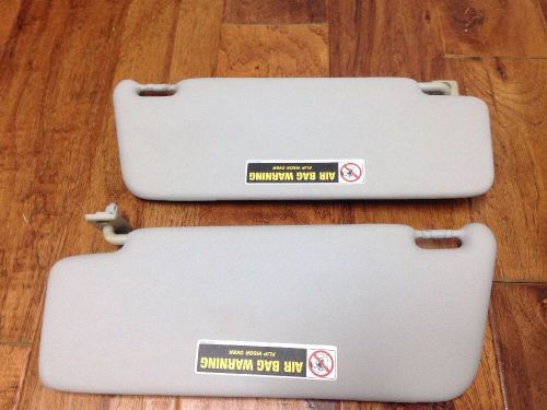 Mercedes 2038177320 w203 c class sun visors visor set gray oem c230