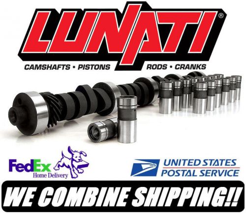 Lunati sbc chevy supercharger/nitrous cam &amp; lifter kit 2200-6000 rpm #10120806lk