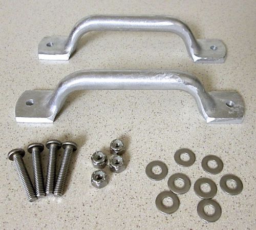 Two boat handles 2" kit aluminum boat fishing duck hunting rowboat transom lift