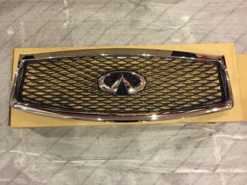 Oem 2014-2015 infiniti q50 front bumper grille grill 623104hb1b