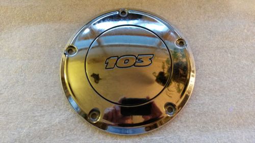 Harley davidson oem 103 ci derby  timer cover street glide flhx fatboy flst dyna