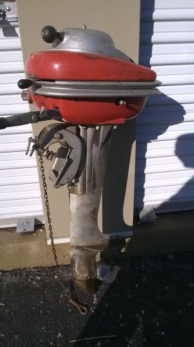 Vintage 1950s ward sea king outboard motor, montgomery ward, model 74gg9011a