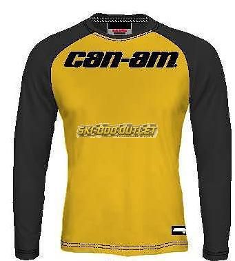 Can-am men's long sleeve kappa tee - yellow
