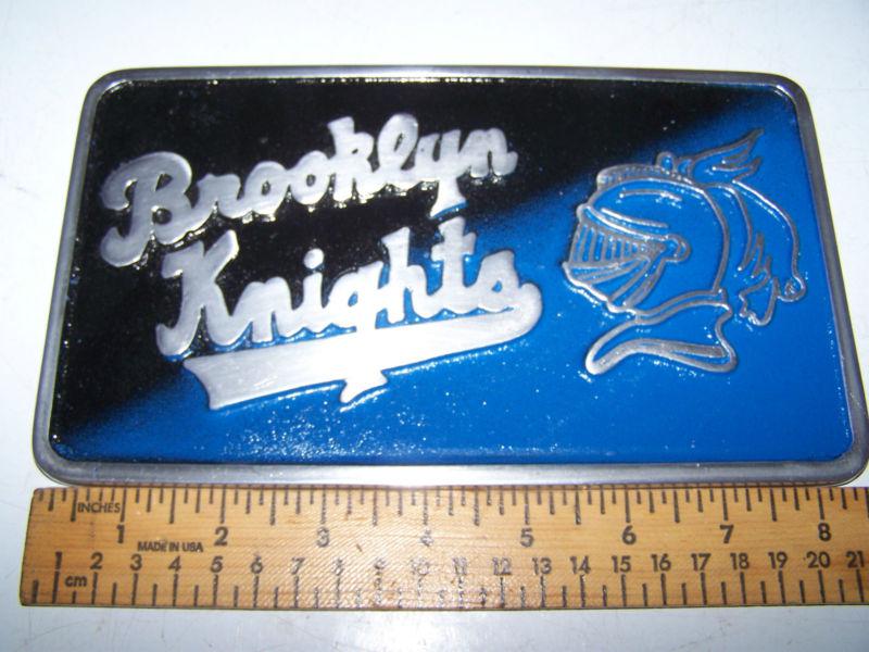 Brooklyn  knights  car club plaque