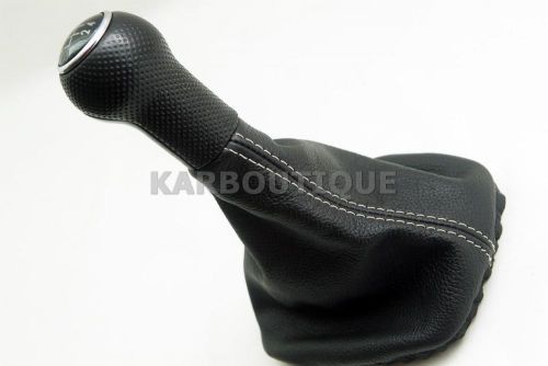 Fits 99-05 vw jetta vento mk4 real leather manual shift boot tan stitch