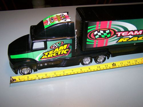 Toy truck trailer diecast arctic cat snowmobile team racing zr wildcat z vintage