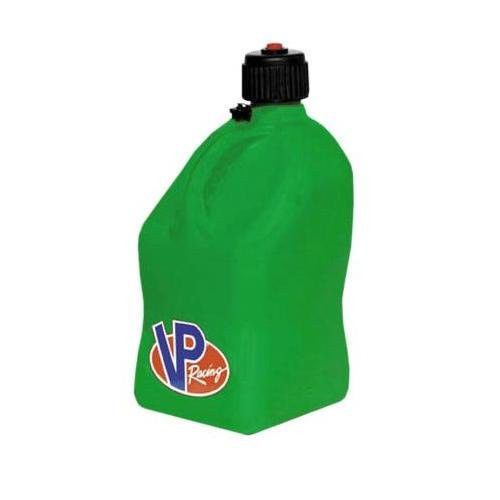 Fuel jug can utility gas water motorsport container green vp racing imca nhra