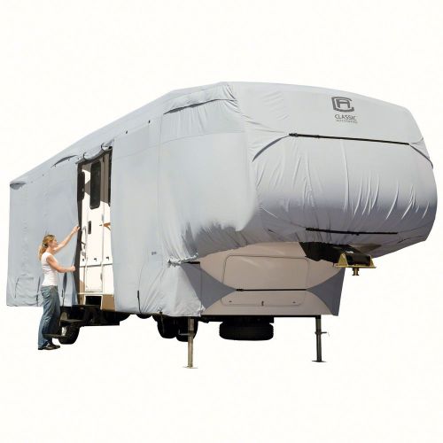 Classic accessories 80-125-181001-00 33' to 37' perma pro fifth wheel cover grey