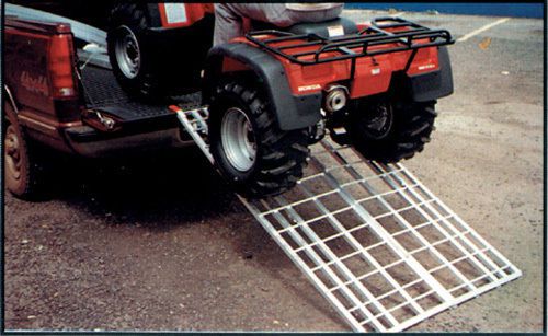 Loading ramp folding aluminum