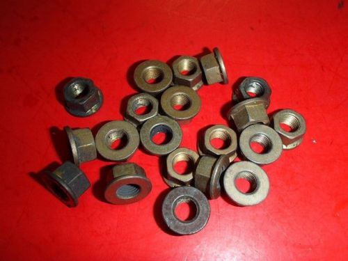 Vintage go kart mcculloch pto nos 20 pc lot nuts 110703 chainsaw mc91 + 3/8 thre