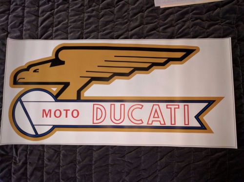 Moto ducati banner 18"7/8 x 40"1/8
