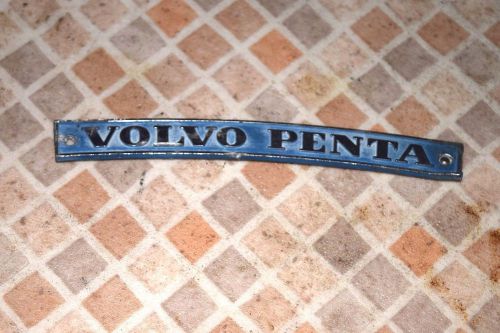 Volvo penta aq 270-290 transom badge nameplate freshwater