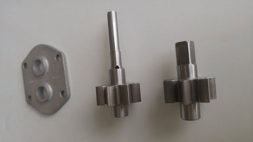 Oil pump gears and cover for continental 0-200