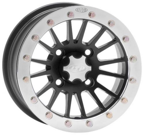 Itp sd-series single beadlock wheel 4+3 4/156 black 12x7 1228528536b
