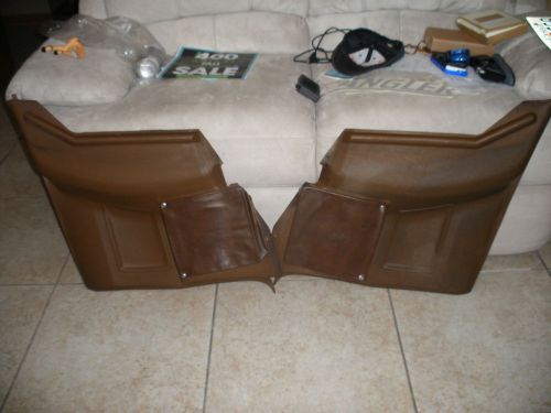 70-81 camaro firebird factory rear inner quarter panels arm rest trim camel tan