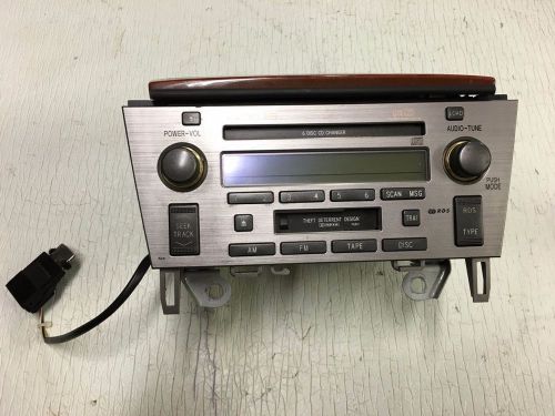 02-2003 lexus sc430 oem mark levinson 6 cd changer w/ wood finish 86120-24390