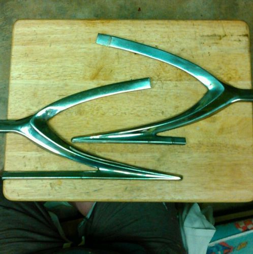 1959 ford fairlane wishbone trim pair.